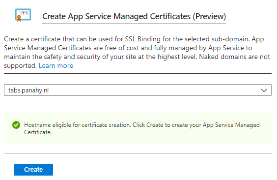 Apply SSL to your web service